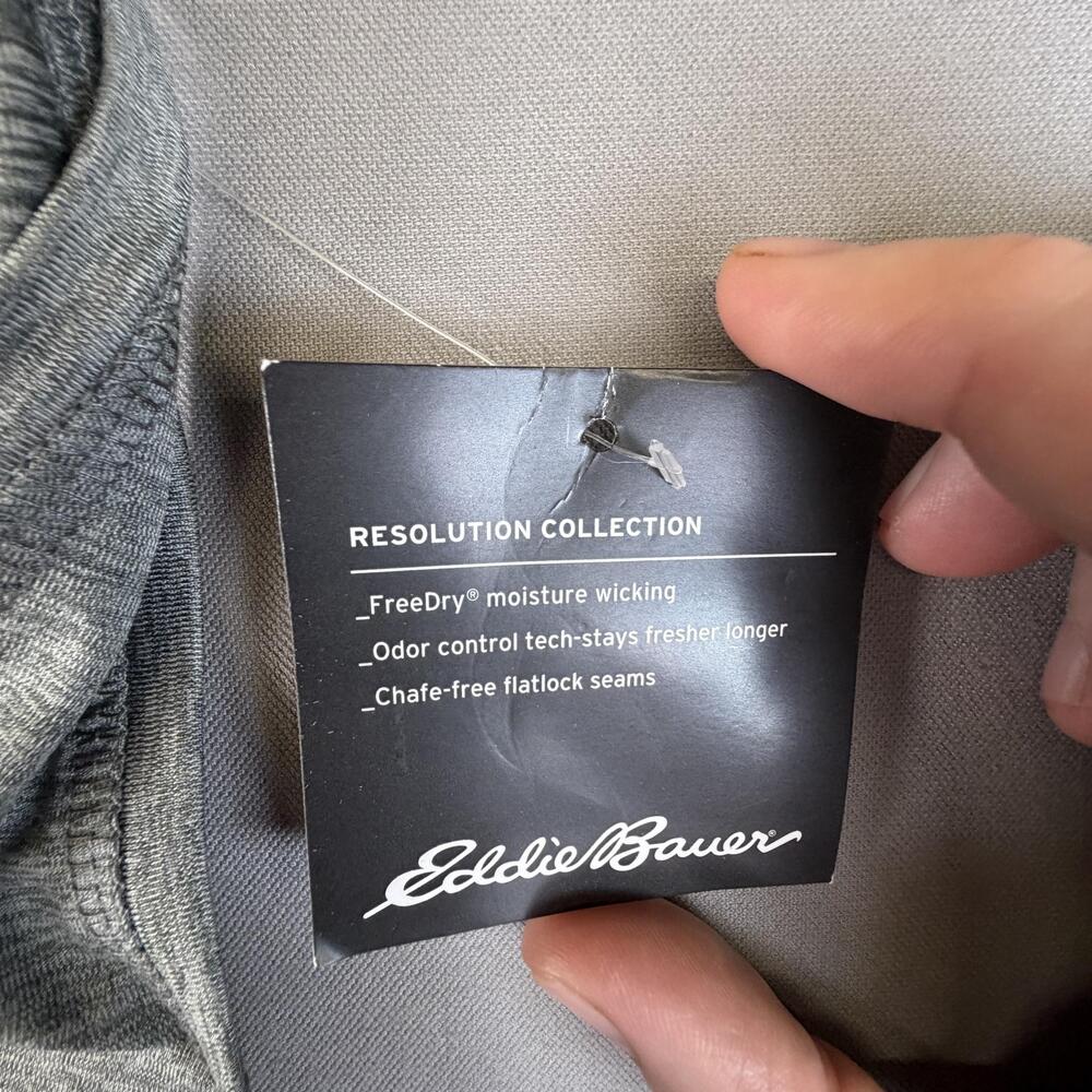 Eddie Bauer WR Resolution Tank Dress Womens M Gray FreeDry Stretch Athleisure - Picture 3 of 11